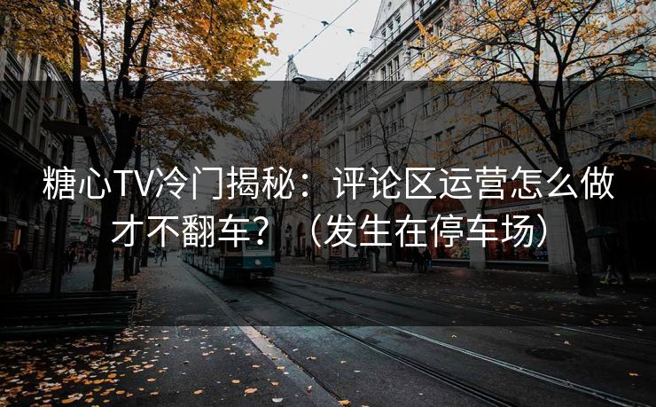 糖心TV冷门揭秘：评论区运营怎么做才不翻车？（发生在停车场）